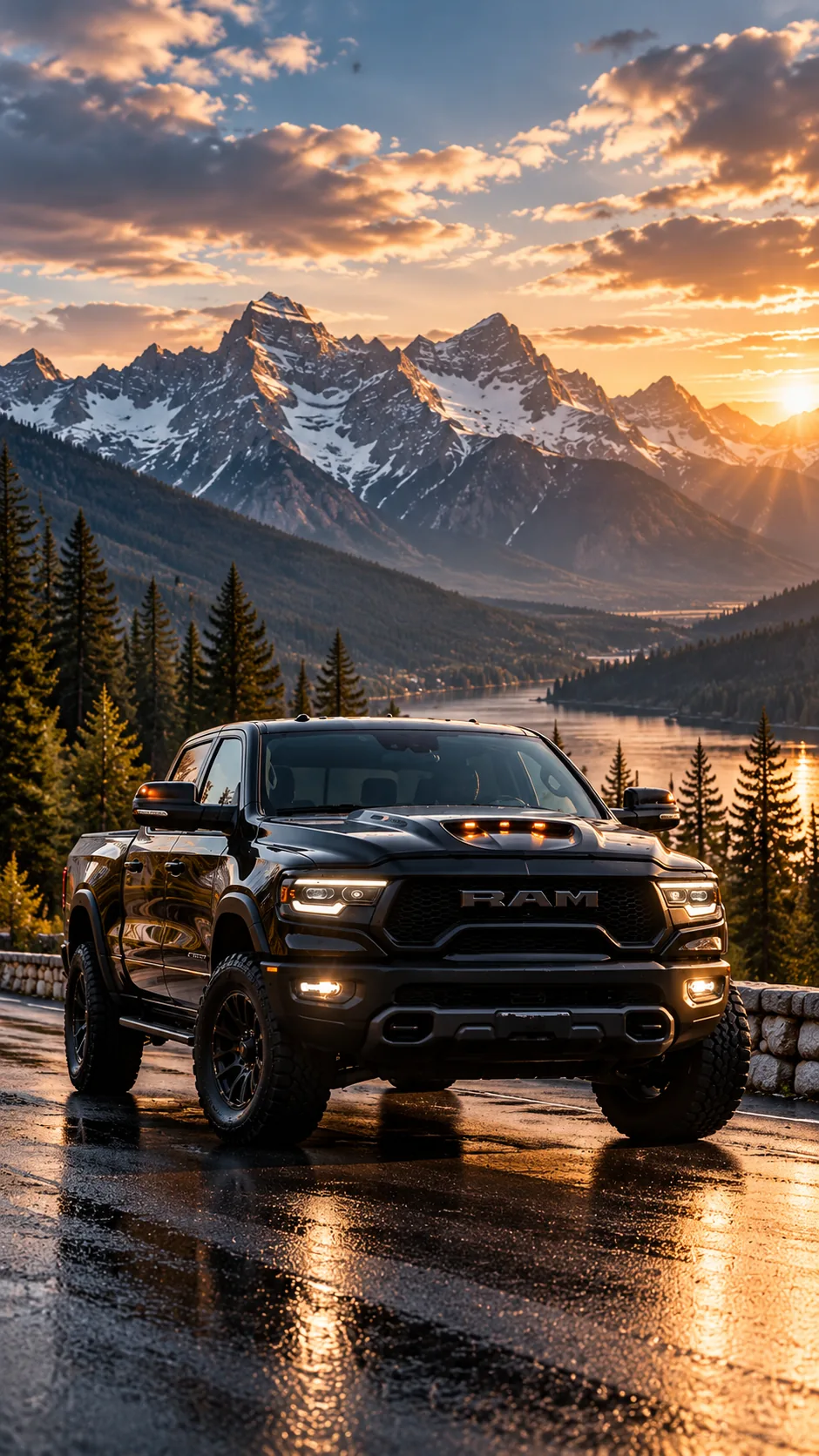 Clean RAM on Canadian mountain road